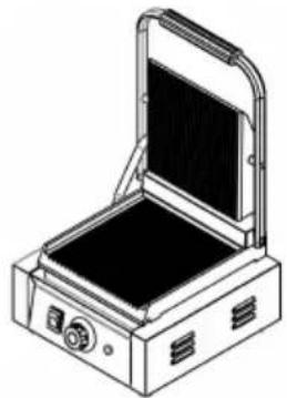 Vevor HT-812 - PANINI PRESS GRILI - 1