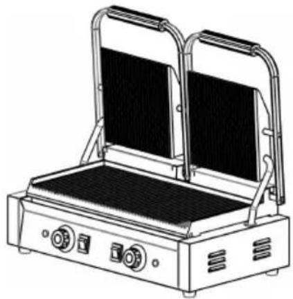 Vevor HT-811A - PANINI PRESS GRILI - 5