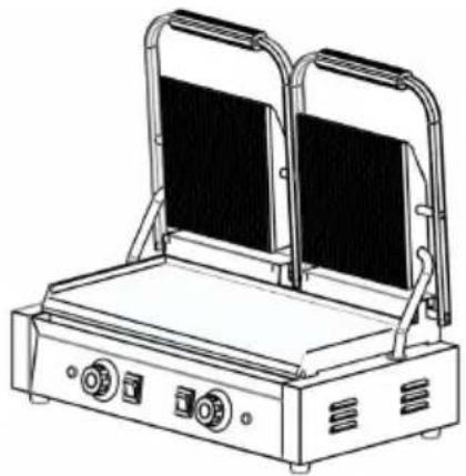 Vevor HT-811A - PANINI PRESS GRILI - 6