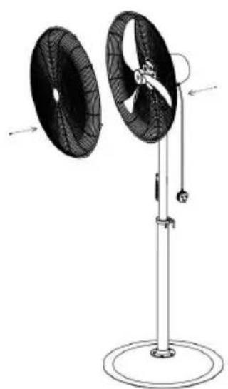 Vevor HS-24-ACA - FAN ASSEMBLY - 5