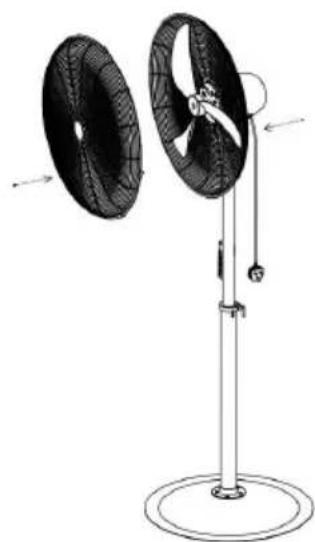 Vevor HS-24-ACA - FAN ASSEMBLY - 5