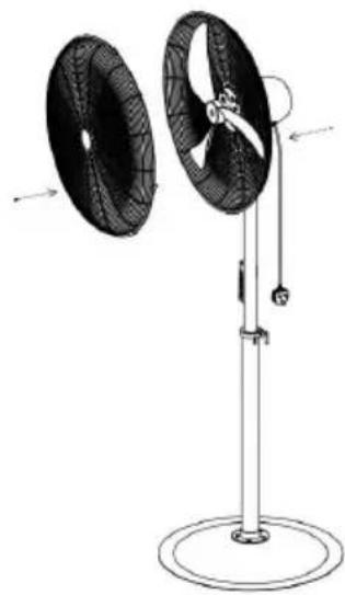 Vevor HS-24-ACA - FAN ASSEMBLY - 5