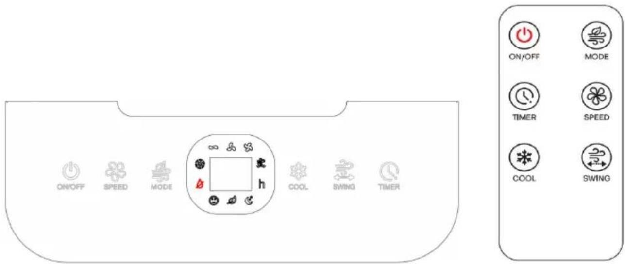 Vevor JH-120Y - Electronic touch function control panel - 1