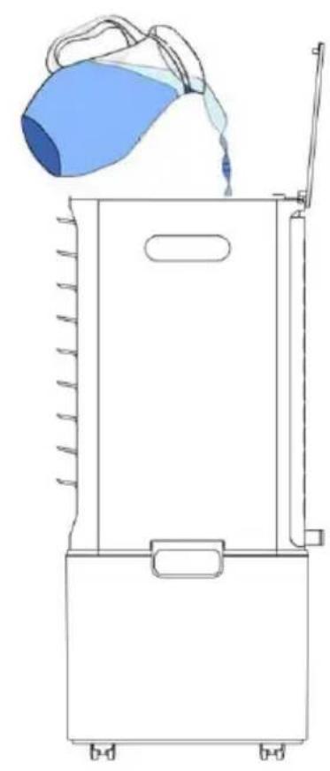 Vevor JH-120Y - How to inject water in the water tank (see picture below) - 3