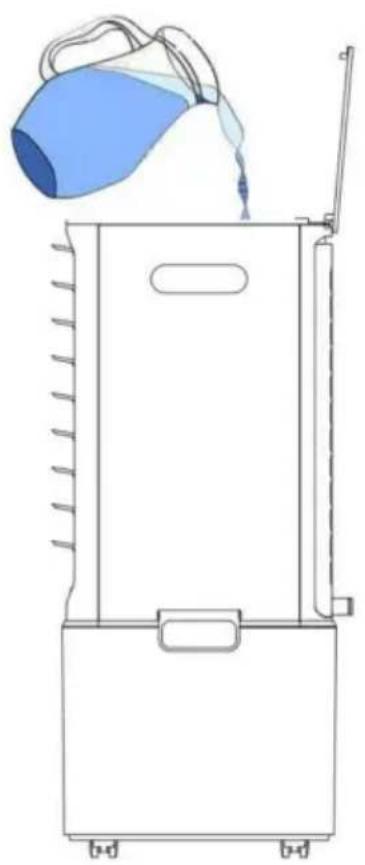 Vevor JH-120Y - Come iniettare l'acqua nel serbatoio dell'acqua (vedi imagine) fatto) - 3