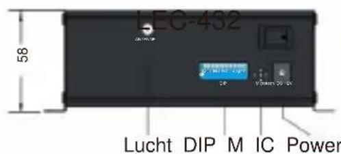 Vevor LEC-432 - Informatie en afmetingen van de lichte motor - 2
