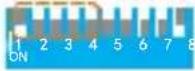 Vevor LEC-432 - The table of the built-in programs of the Master light engine - 2