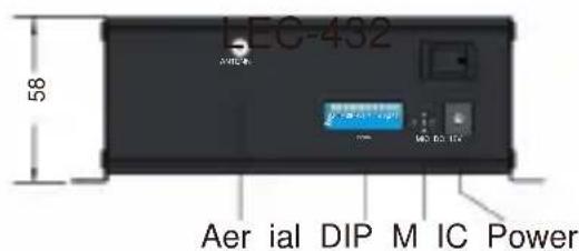 Vevor LEC-432 - Ljusmotorinformation och mått - 2
