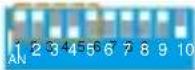 Vevor LEC-432 - Die Tabelle der eingebauten Programme der Master Light Engine - 13