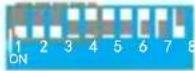 Vevor LEC-432 - The table of the built-in programs of the Master light engine - 8