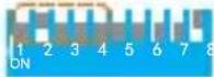 Vevor LEC-432 - The table of the built-in programs of the Master light engine - 3