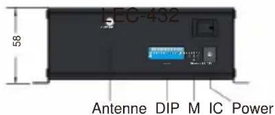 Vevor LEC-432 - Informationen und Abmessungen des Lichtmotors - 2