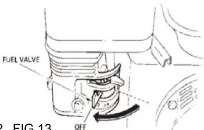 Vevor HMR950 - STOPPING THE ENGINE - 2