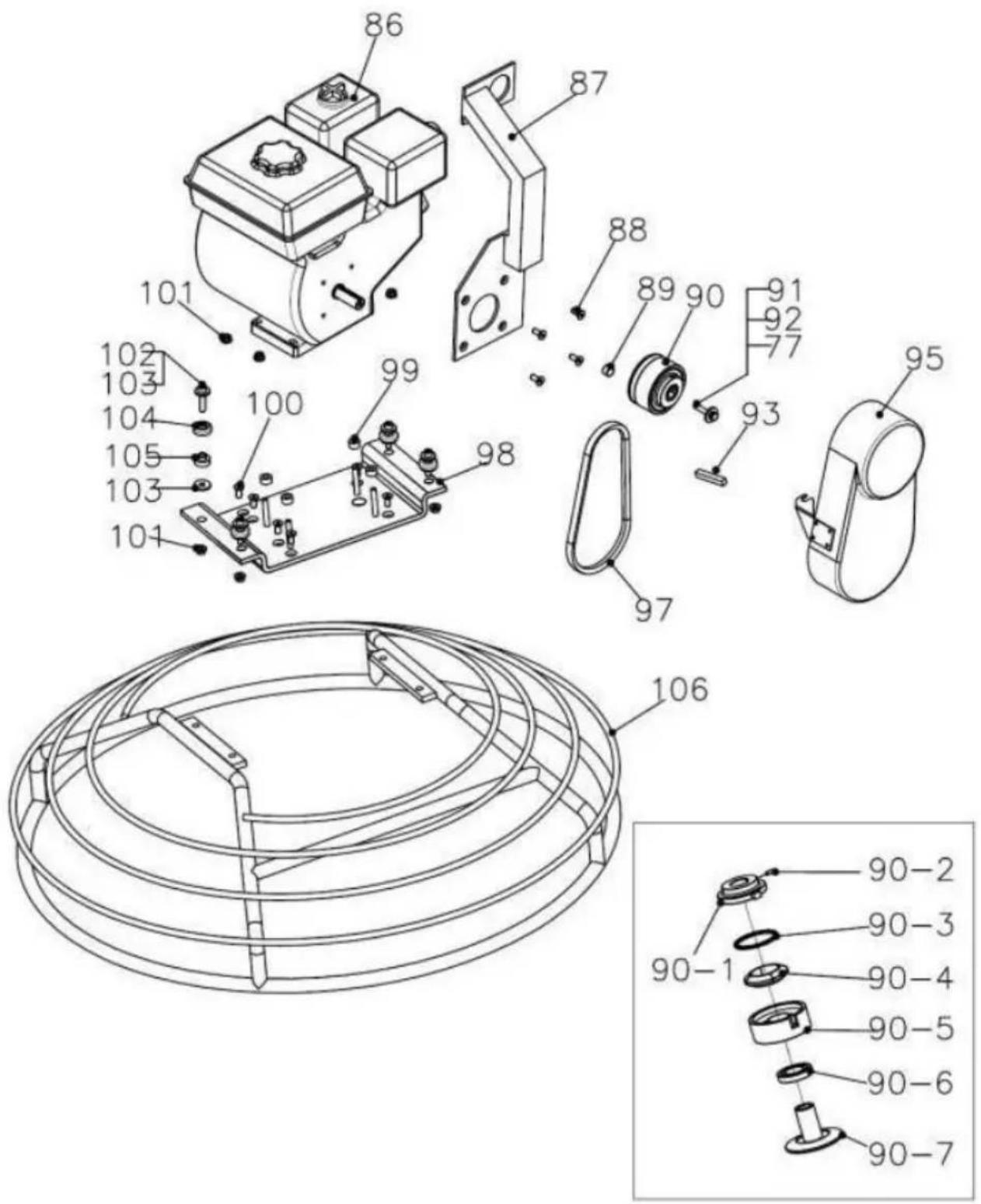 Vevor HMR950 - Gear Box - 2