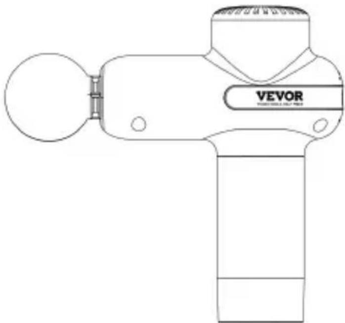 Vevor LS MINI - PISTOLET DO MASAŻU LS MINI - 1