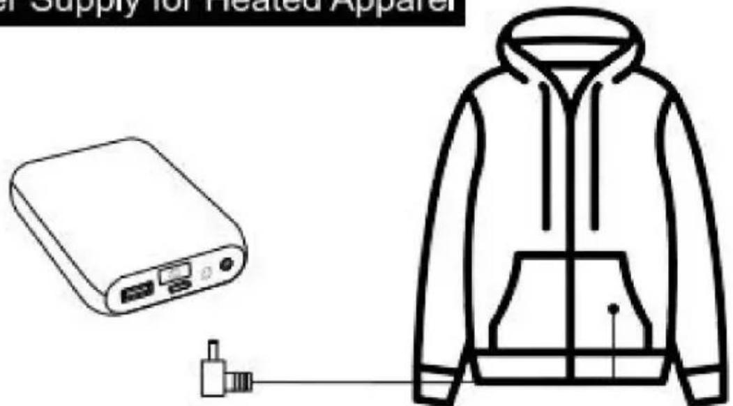 Vevor HM-273 - Power Supply for Heated Apparel - 1