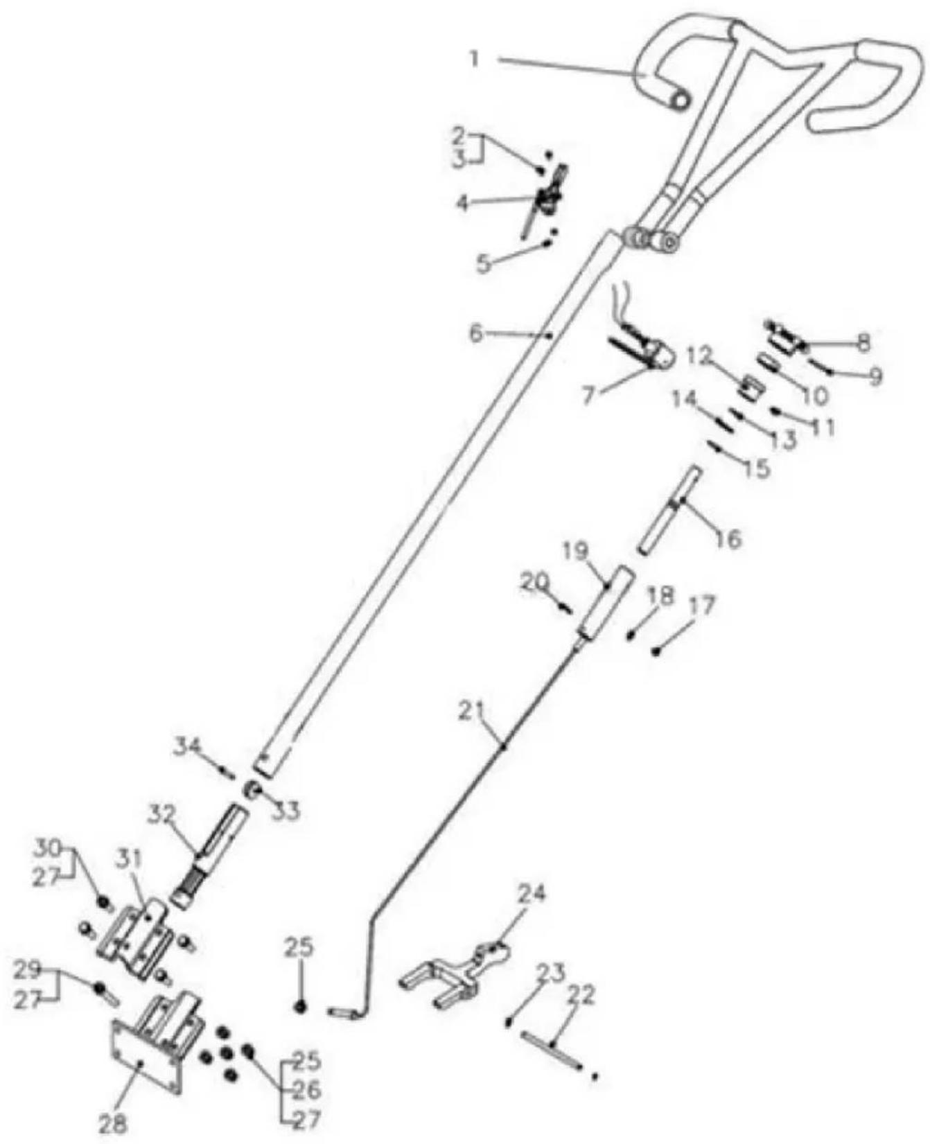 Vevor HMR1200 - Teileliste - 1