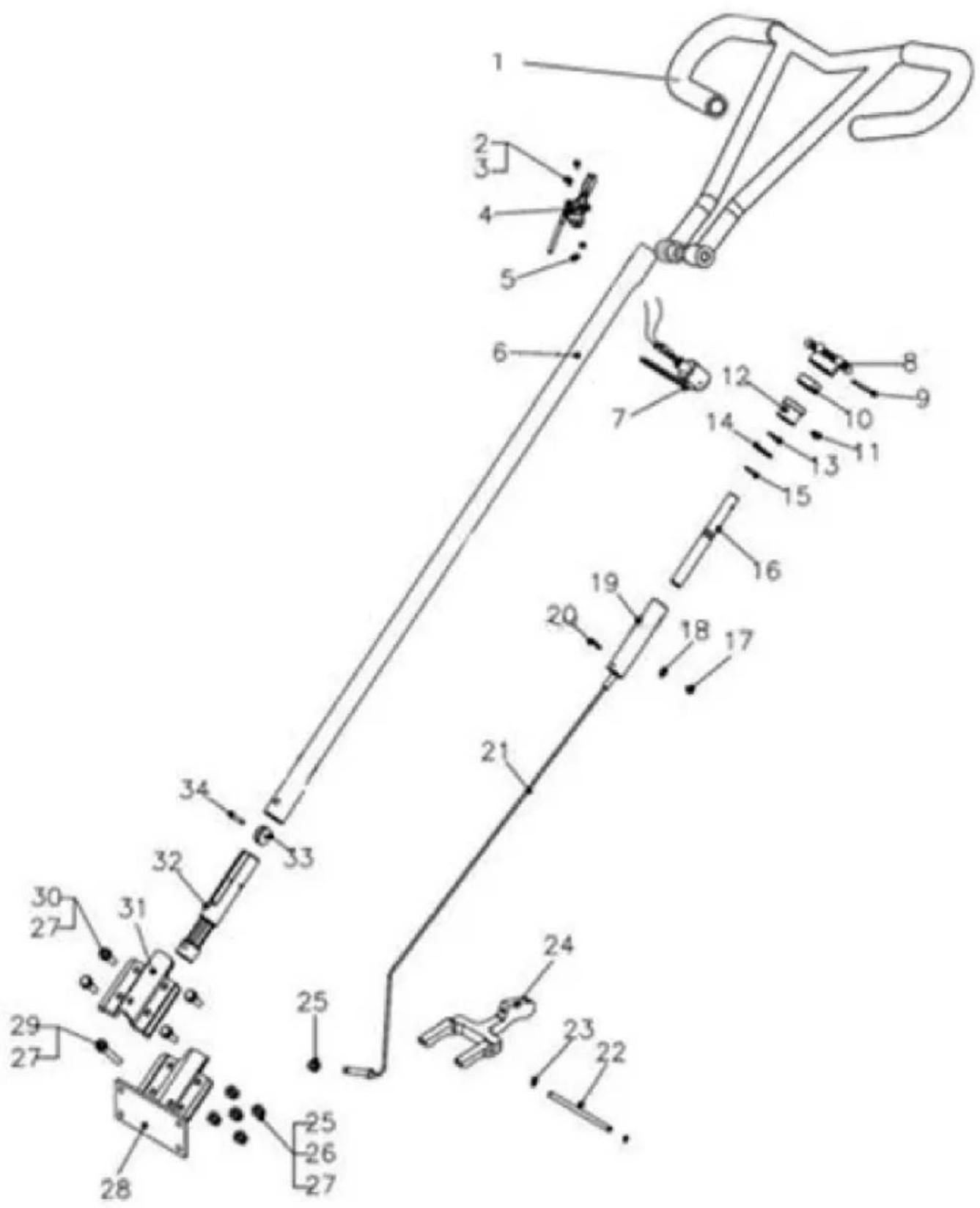 Vevor HMR1200 - Lista części - 1