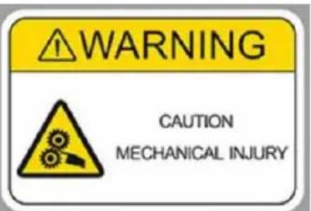 Vevor JZ72V3000W - Warning sign for safe operation of motor - 3