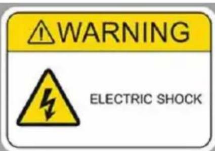 Vevor JZ72V3000W - Warning sign for safe operation of motor - 2