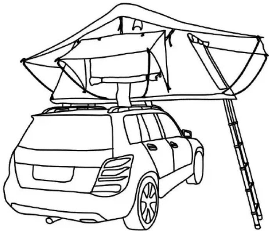 Vevor LY-RD0619 - ROOFTOP TENT - 1