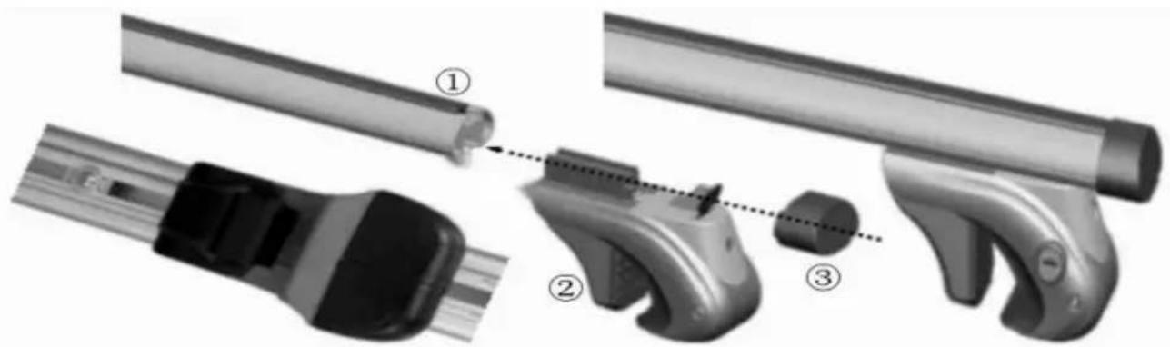 Vevor HJ-RB021 - Installatiestap 1: - 1