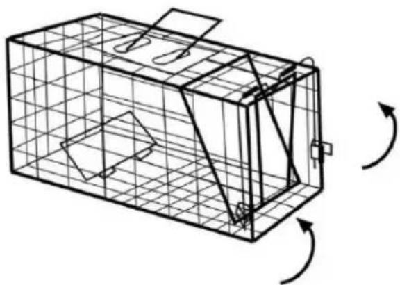 Vevor LB-18 - Front of the cage - 4