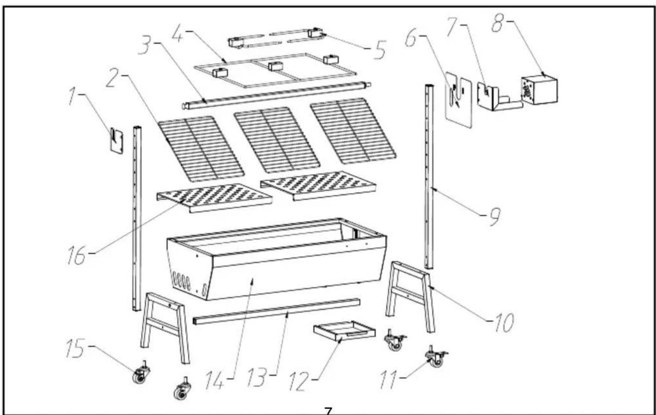 Vevor JY-MY-KYLCG-35-220 - PRODUCT COMPONENTS - 1
