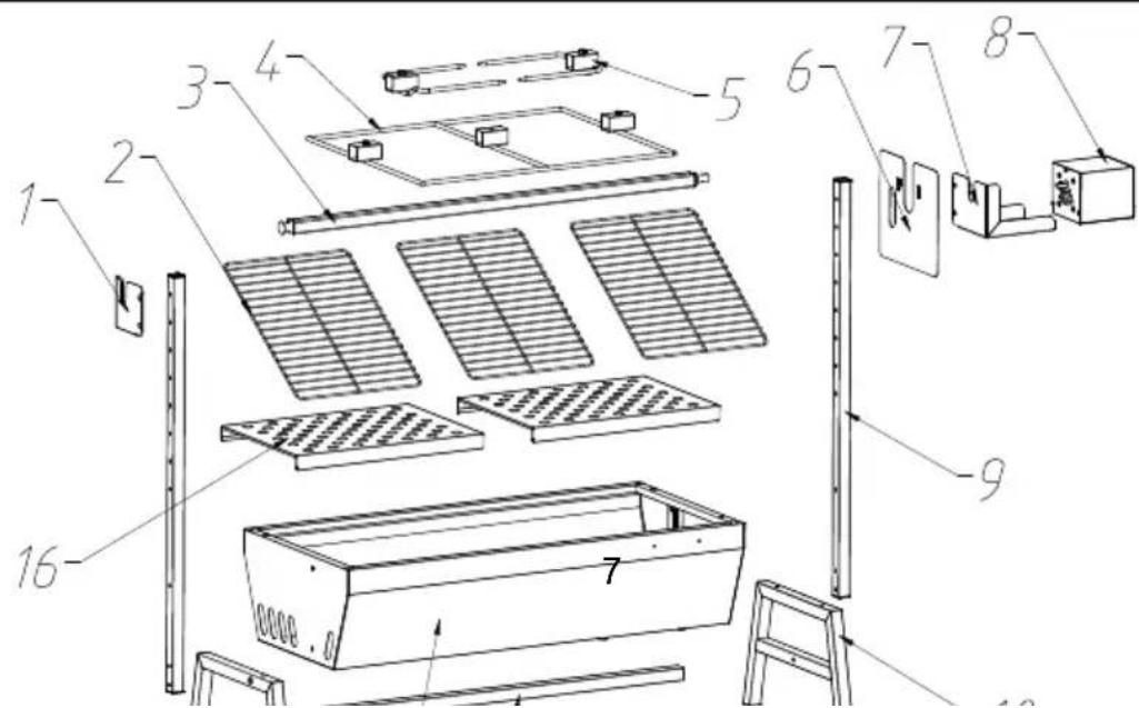 Vevor JY-MY-KYLCG-35-220 - PRODUCT COMPONENTS - 1