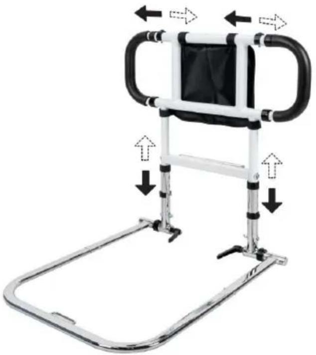 Vevor LQX-110056 - Höhe und Breite einstellbar - 2