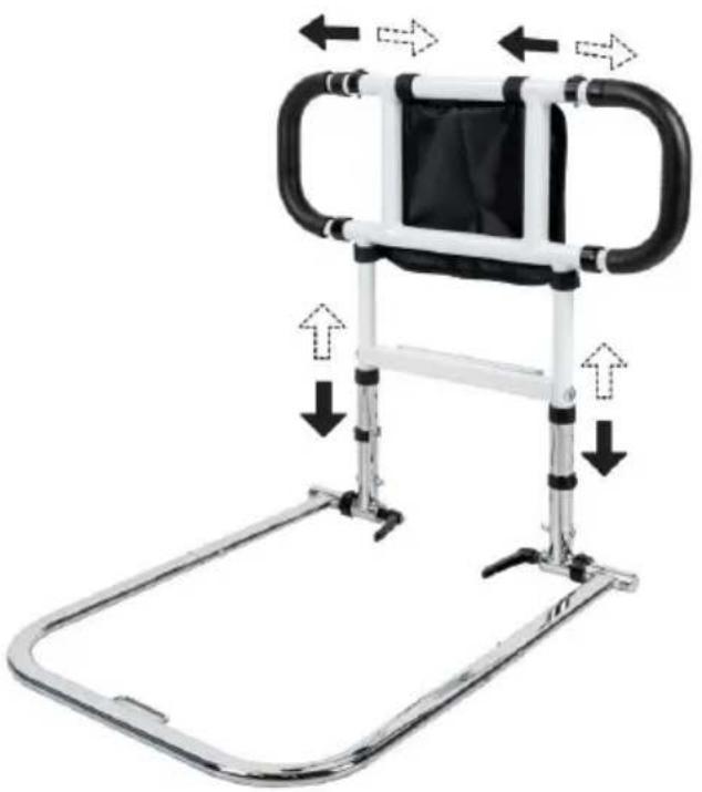 Vevor LQX-110056 - Altura y anchura ajustables - 2
