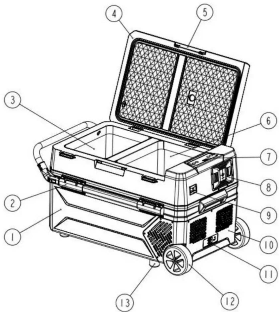 Vevor J38 - Komponentdiagram - 1
