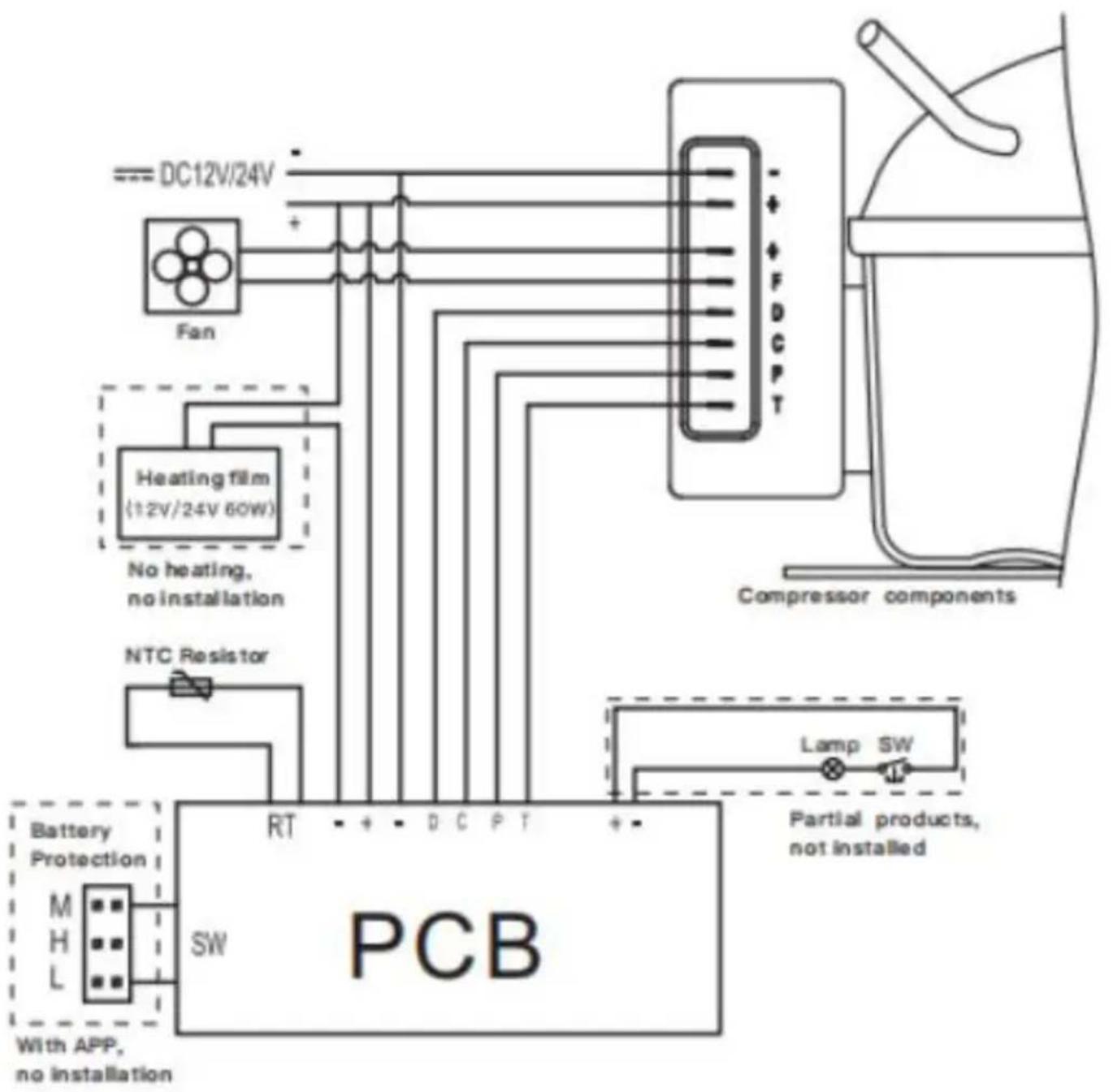 Vevor J38 - Electrical Schematic Diagram - 1