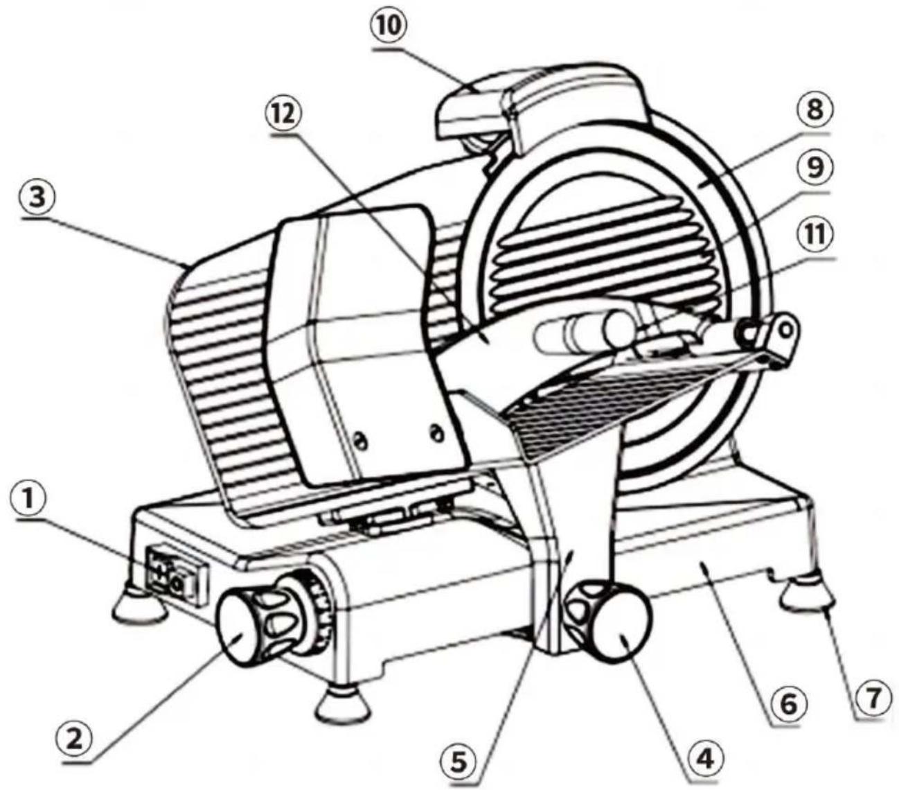 Vevor JK-250A - GETTING TO KNOW YOUR SLICER - 1