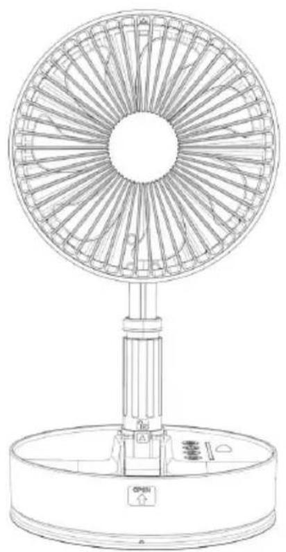 Vevor P1000 - POWERFUL FLOOR FAN - 1