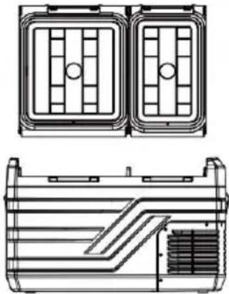 Vevor NLD55 - Reverse door opening direction - 3