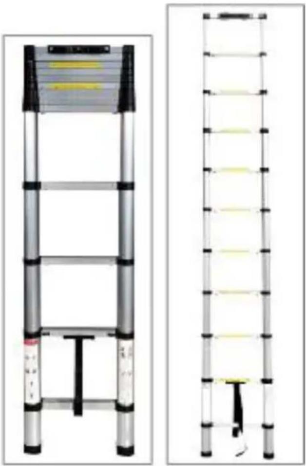 Vevor ML-1026PH - OPENING THE LADDER - 2