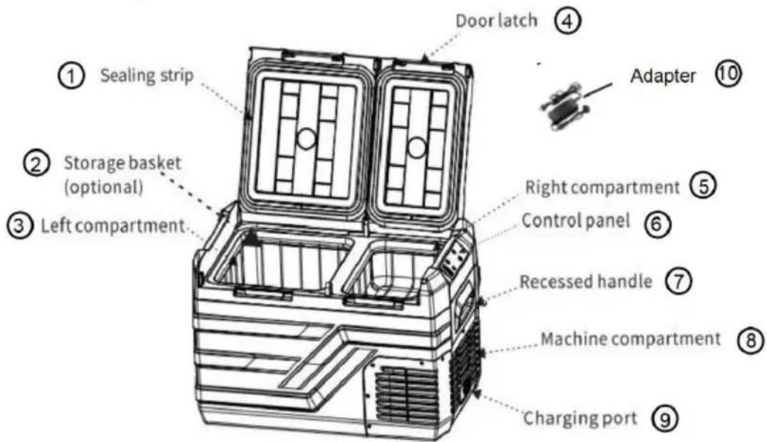 Vevor NLD45 - Component Diagram - 1