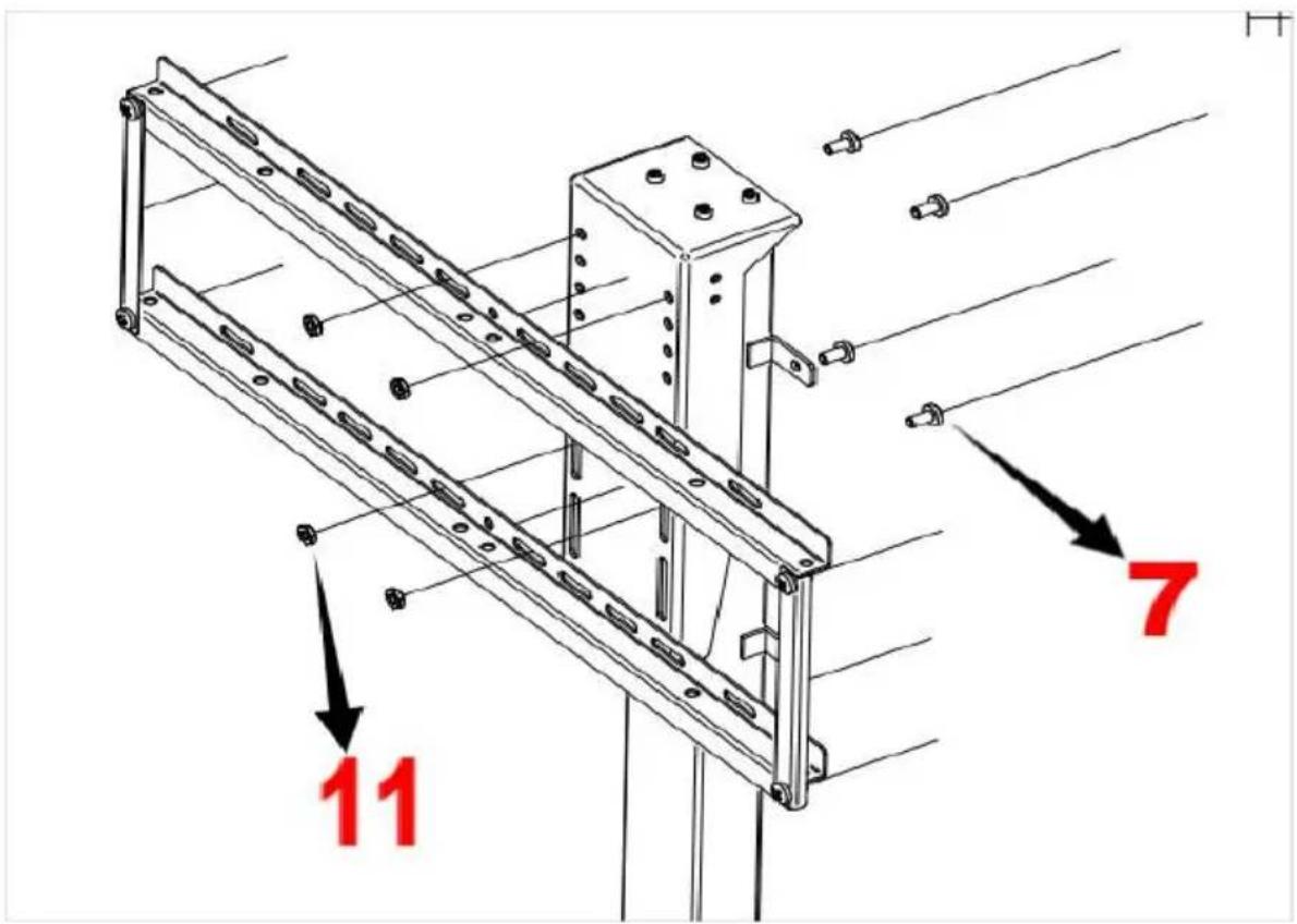 Vevor OK888-DD730 - STEP 2 Assemble the hanger - 2