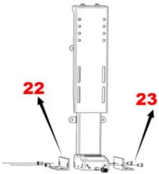 Vevor OK888-DD730 - FASE 1 Installare la piastra di ferro fissa Allineare - 1