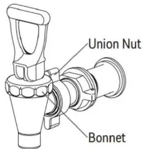 Vevor WNS-2 - To remove faucet assembly from unit: - 1
