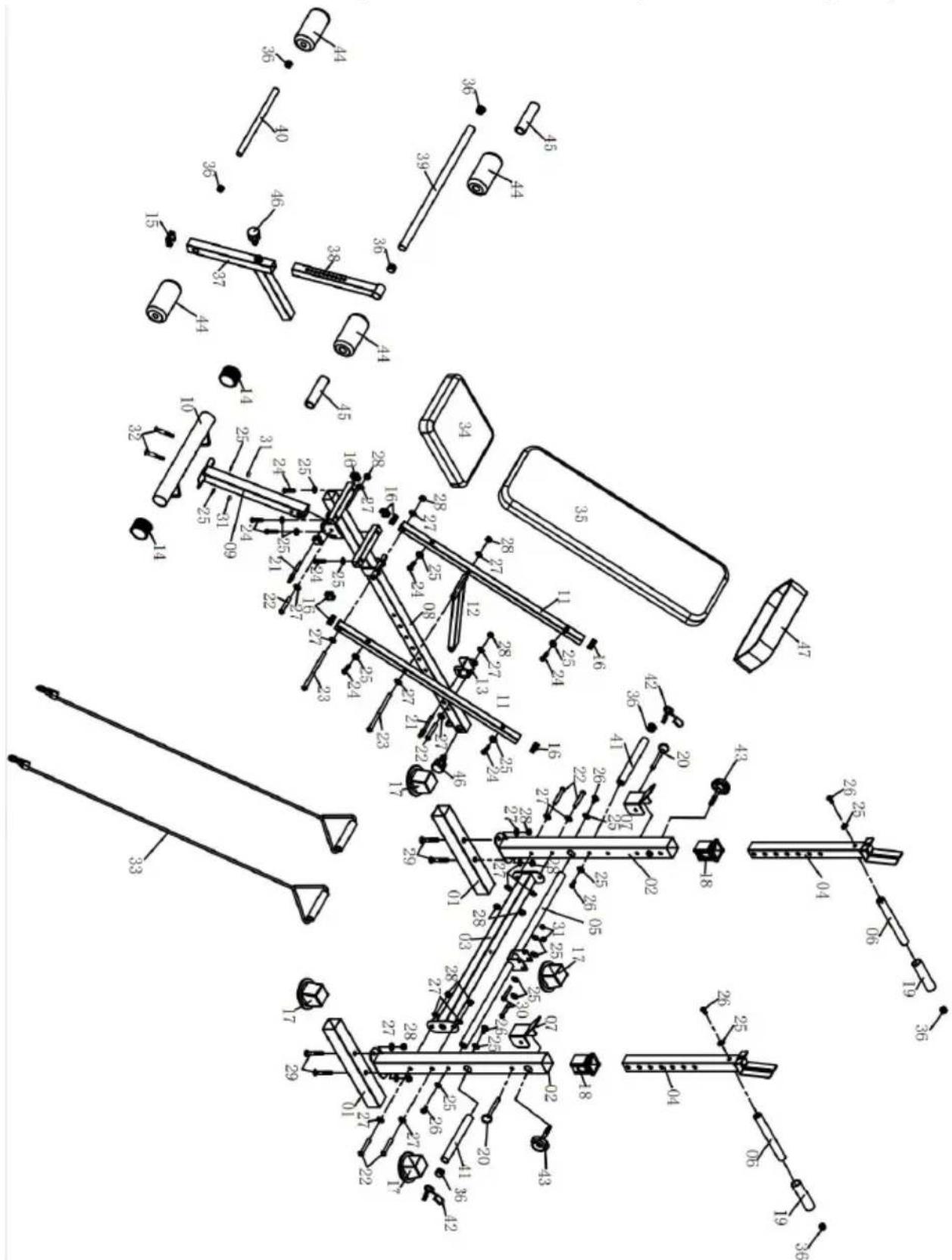 Vevor SJ7805 - Part List - 1