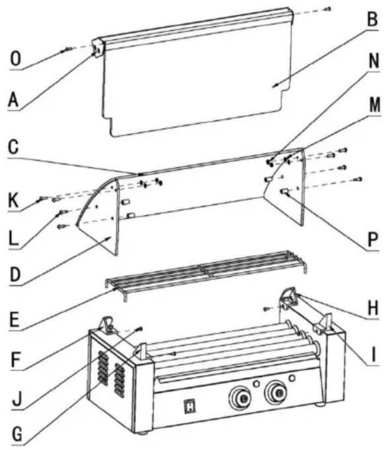 Vevor SC-7XD - PRODUCT COMPONENTS - 2