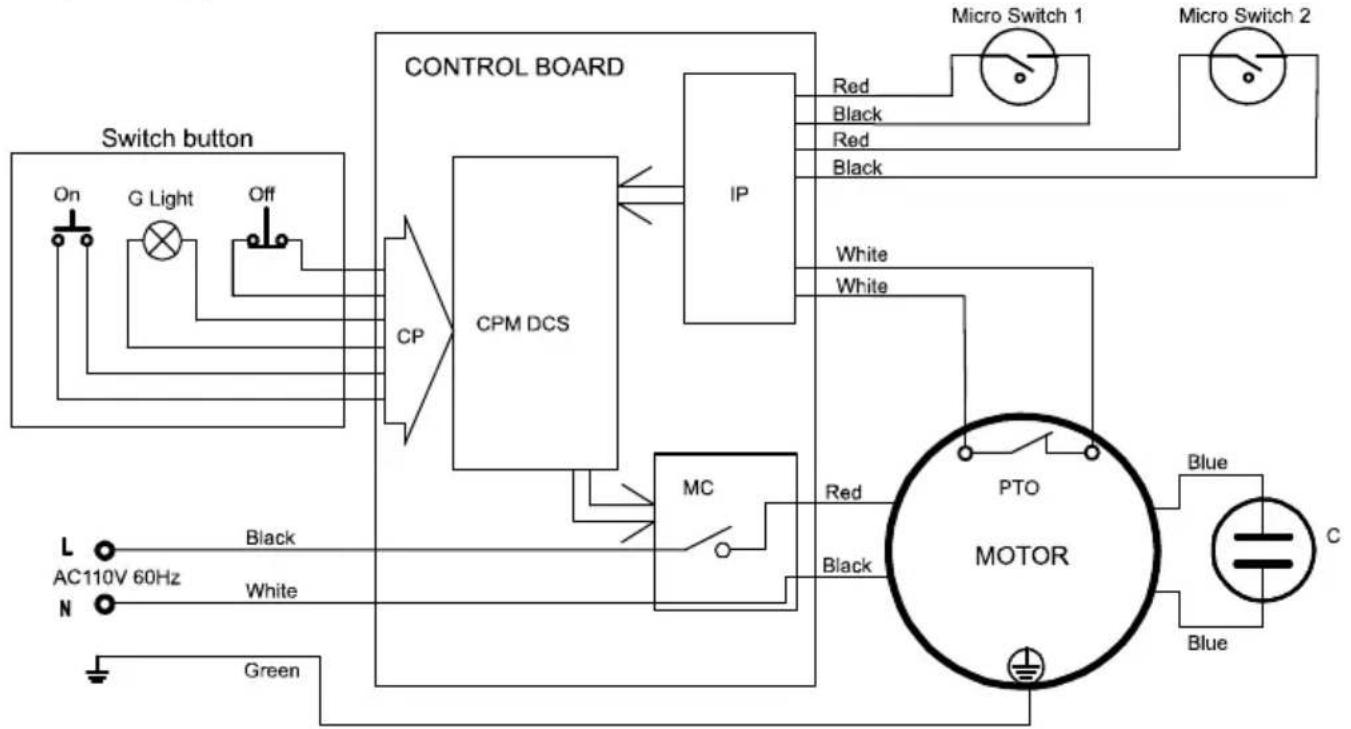 Vevor VC60MS - Circuit diagram - 1