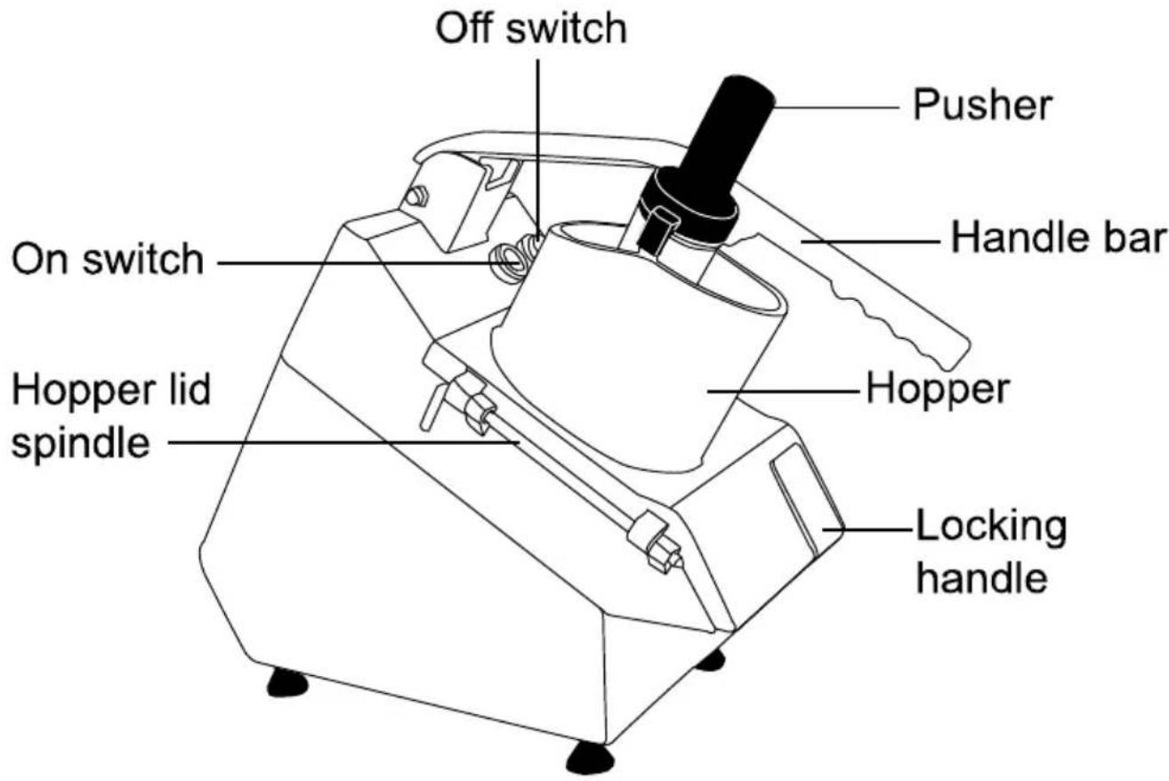Vevor VC60MS - Parts of description - 1