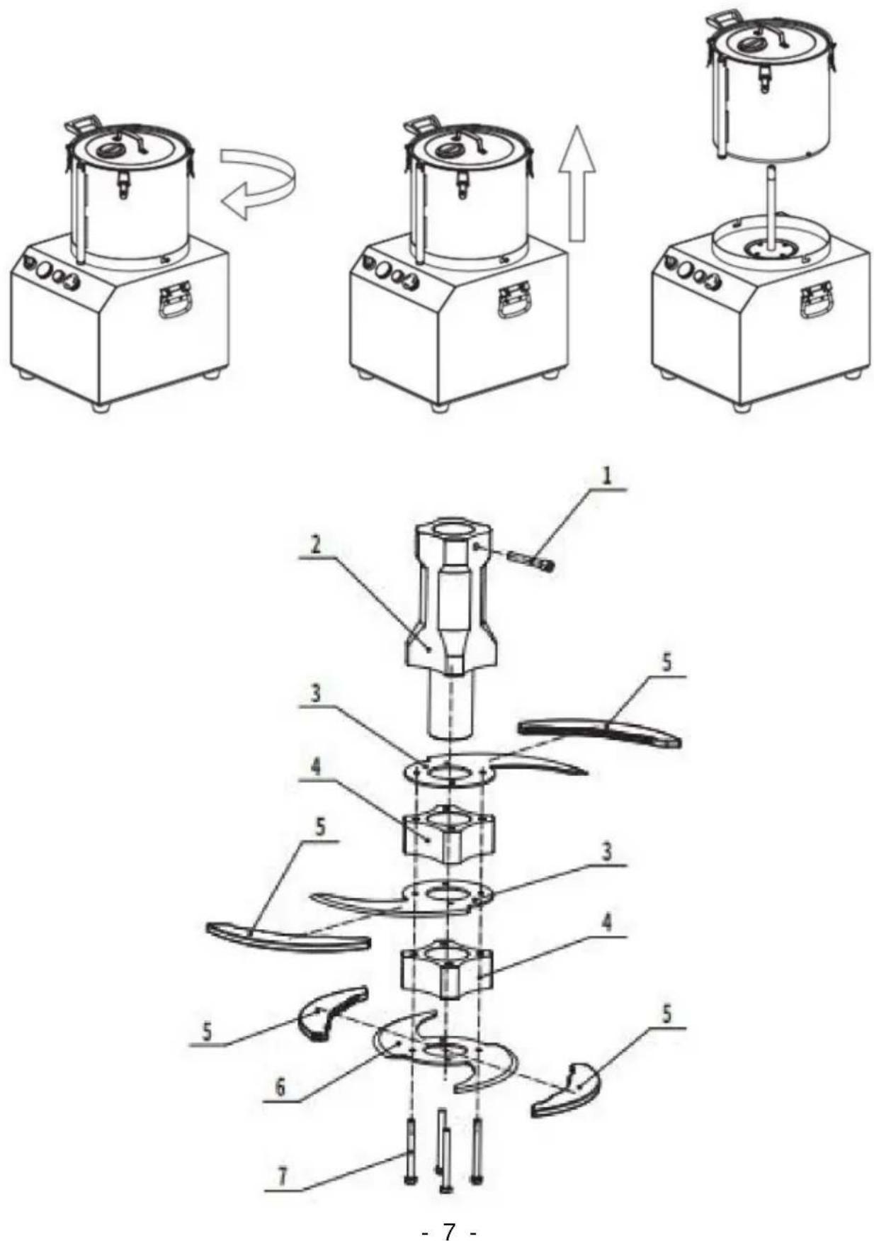 Vevor SC-7315 - Demontering - 1