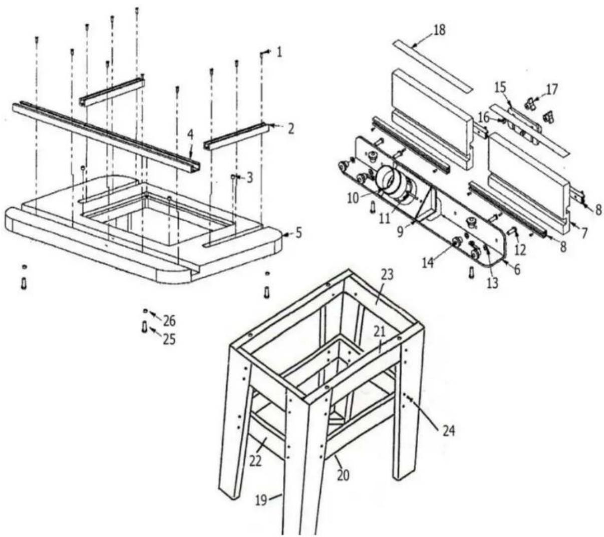 Vevor RT017 - Platte in Ihrem Router Tisch - 2