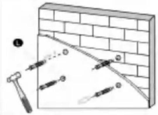 Vevor RLLF7-X - STEP 2B Solid Concrete Wall Installation - 4