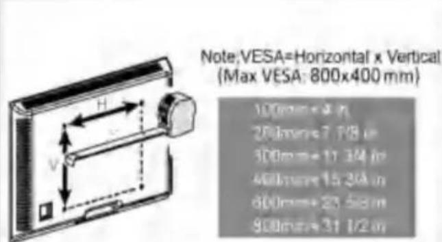 Vevor RLLF7-X - KROK 1 Zamontuj uchyty do telewizora - 1