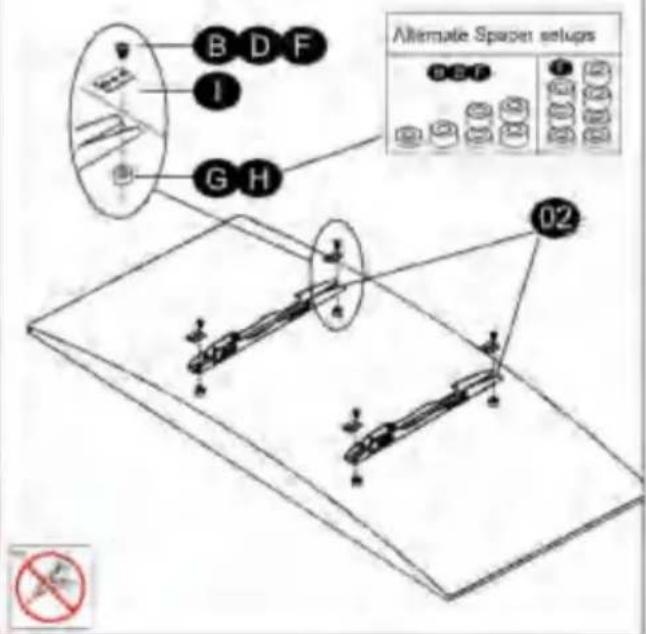 Vevor RLLF7-X - STAP 1-2 Bevestig de tv-beugels - 2